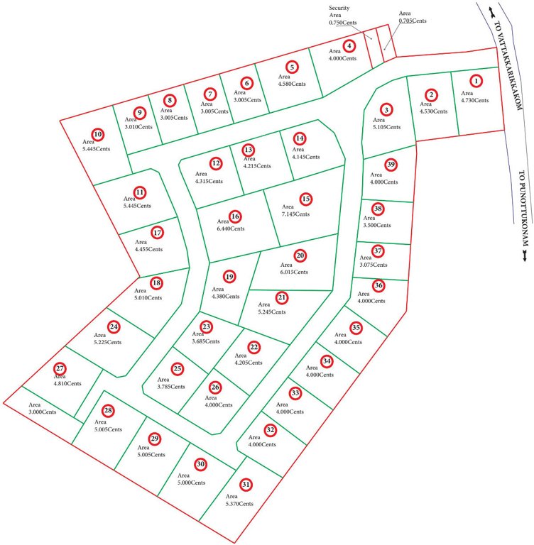 Images for Layout Plan of Ganga Developers Lakshmi Gardens