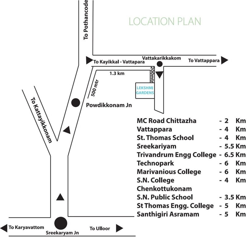 Images for Location Plan of Ganga Developers Lakshmi Gardens