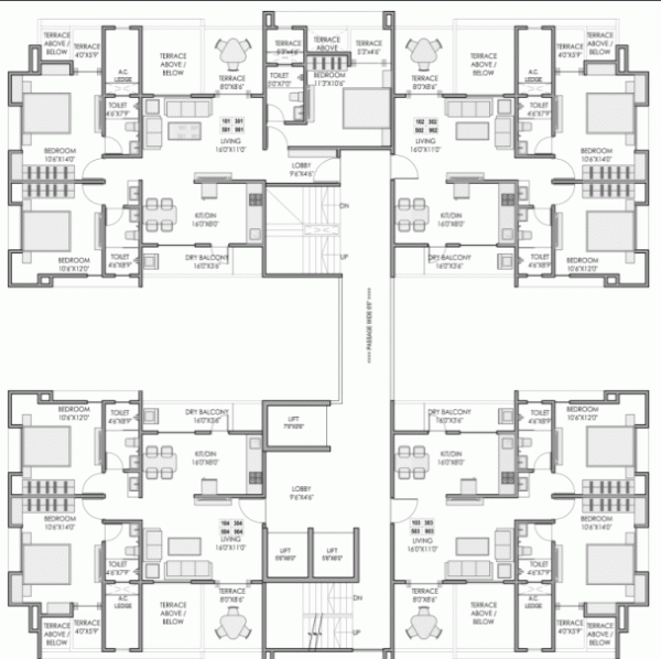  padmavati-hills Wing D Cluster Plan