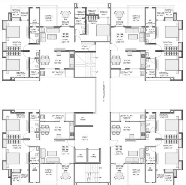  padmavati hills Wing D Cluster Plan