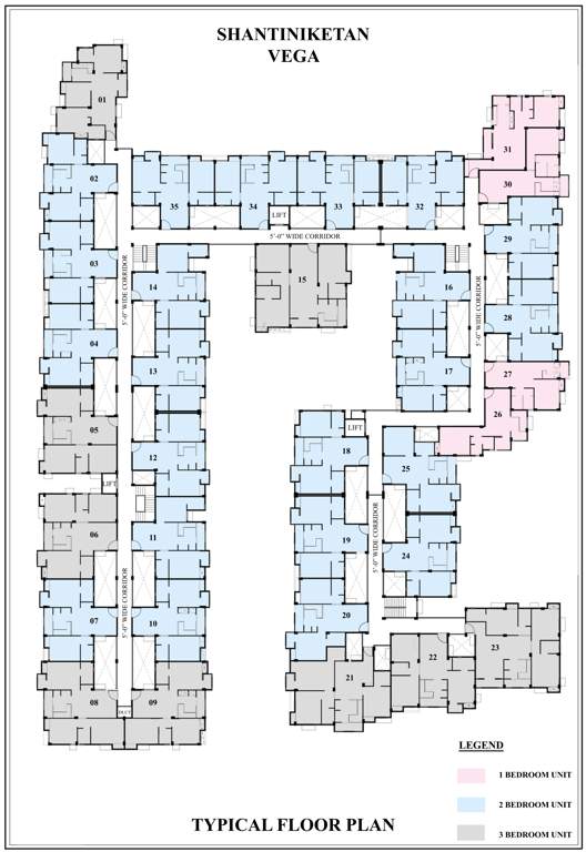 Images for Cluster Plan of Shantiniketan Vega