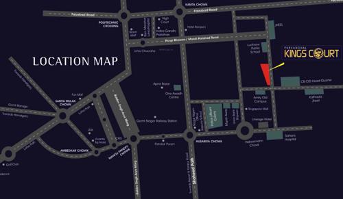  kings-court Images for Location Plan of Purvanchal Kings Court