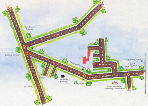  sonarbhoomi Images for Location Plan of Baron Sonarbhoomi
