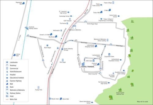 tranquil Images for Location Plan of Godrej Tranquil