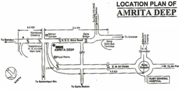 Images for Location Plan of BGA Realtors Amrita Deep Apartment