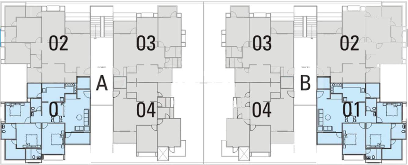  heights Images for Cluster Plan of Himalaya Buildcon Heights