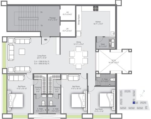 Images for Cluster Plan of Avadh Carolina avadh-carolina Images for Cluster Plan of Avadh Carolina