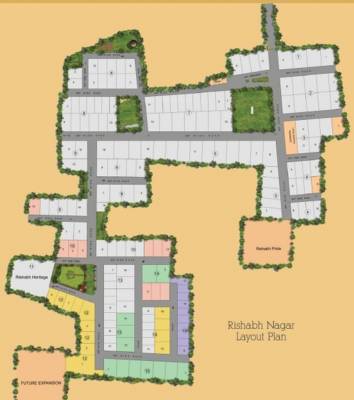  nagar Images for Layout Plan of Rishabh Builders Nagar