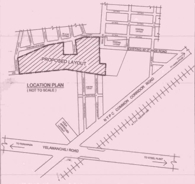 Images for Location Plan of Chilukuri Chandamama Colony