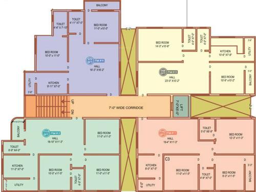 Images for Cluster Plan of Dream Avenue Apartments Images for Cluster Plan of Dream Avenue Apartments