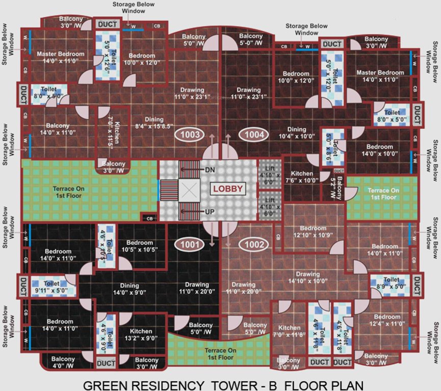 Images for Cluster Plan of Pranami Group Green Residency