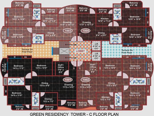 Images for Cluster Plan of Pranami Group Green Residency Images for Cluster Plan of Pranami Group Green Residency