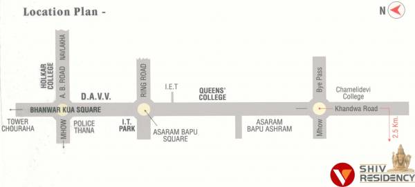 Images for Location Plan of Vatsalya Group Shiv Residency 1