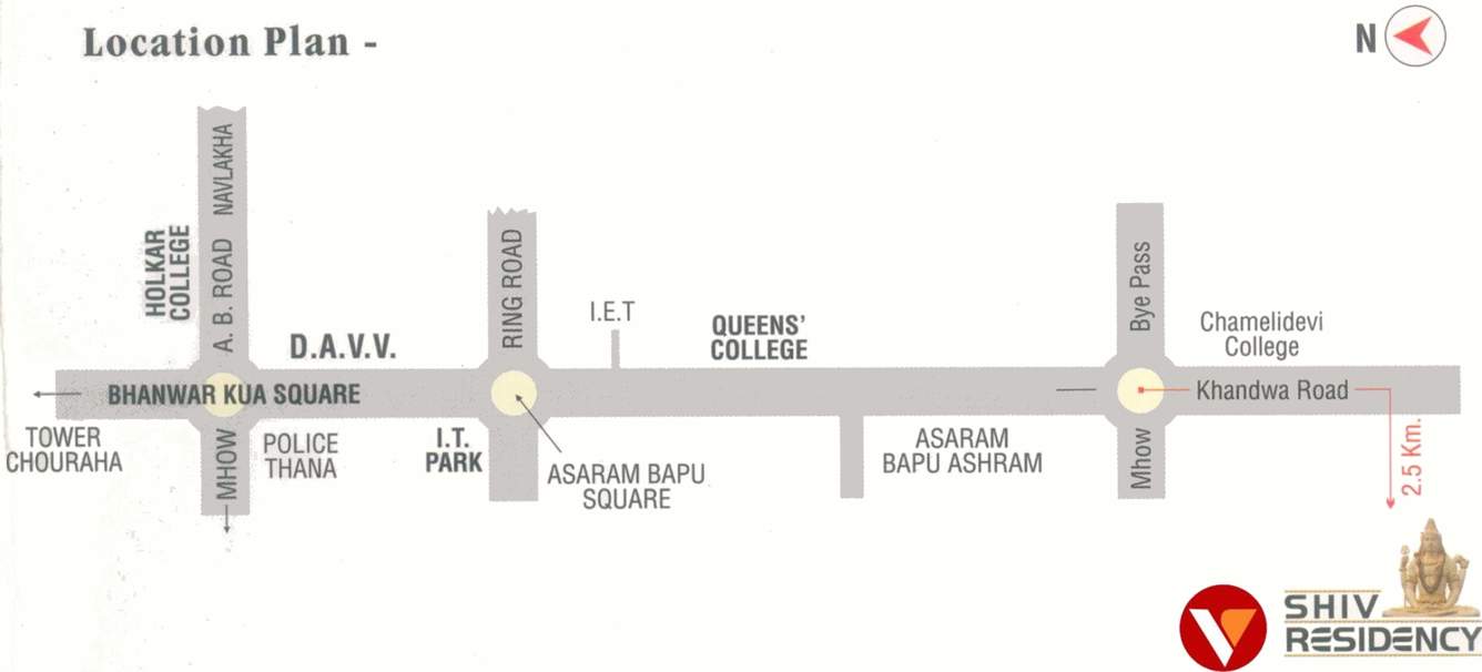 Images for Location Plan of Vatsalya Group Shiv Residency 1