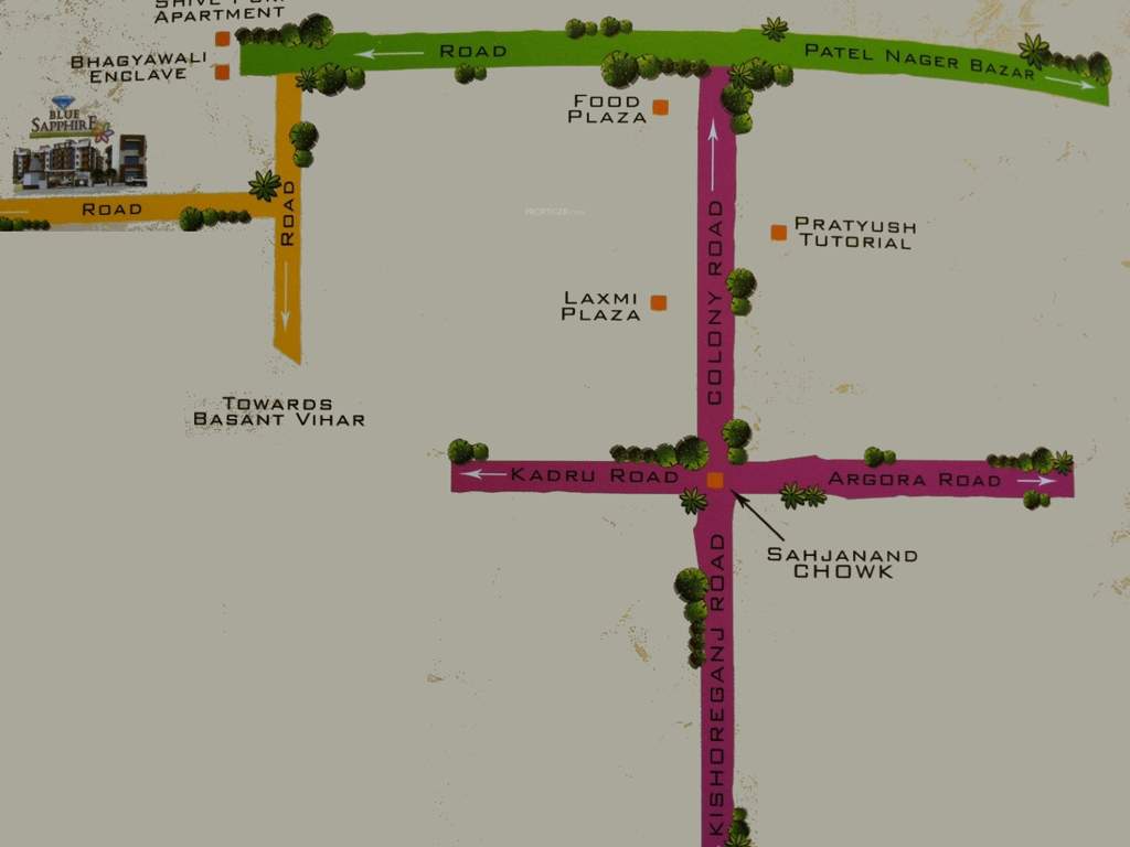 Images for Location Plan of Vasudeva Realty Blue Sapphire