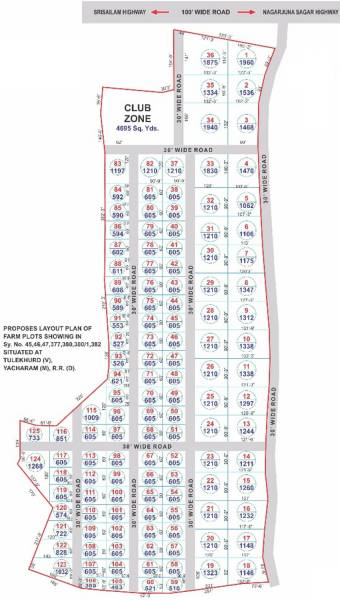 Images for Layout Plan of YBR Farm Acres