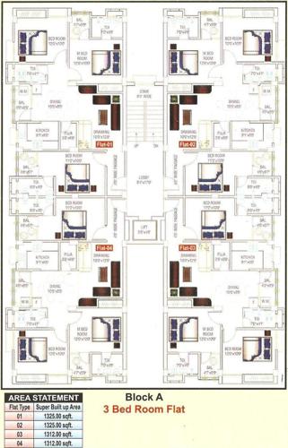 Images for Cluster Plan of Vasudeva Realty Shyam Garden