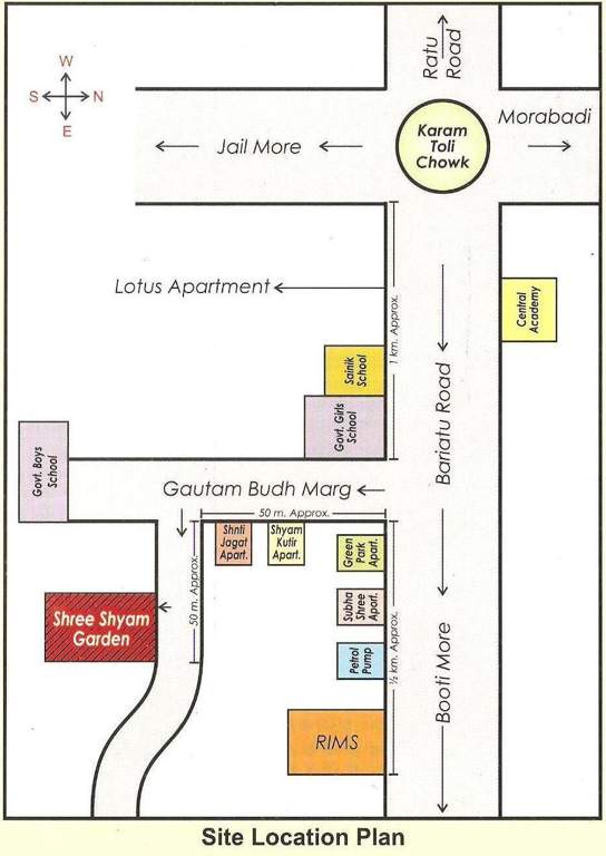 Images for Location Plan of Vasudeva Realty Shyam Garden