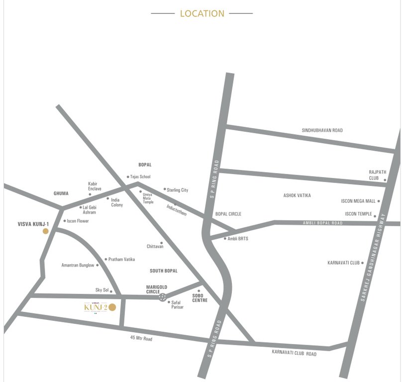 Images for Location Plan of Charming Visva Kunj 2