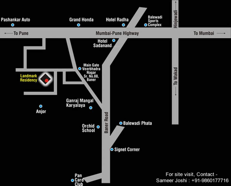  landmark residency Images for Location Plan of Landmark Properties Residency