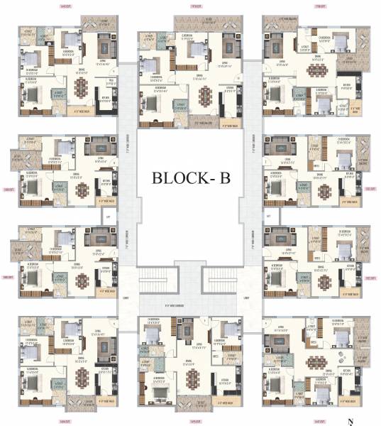  bay-hills Tower B Cluster Plan