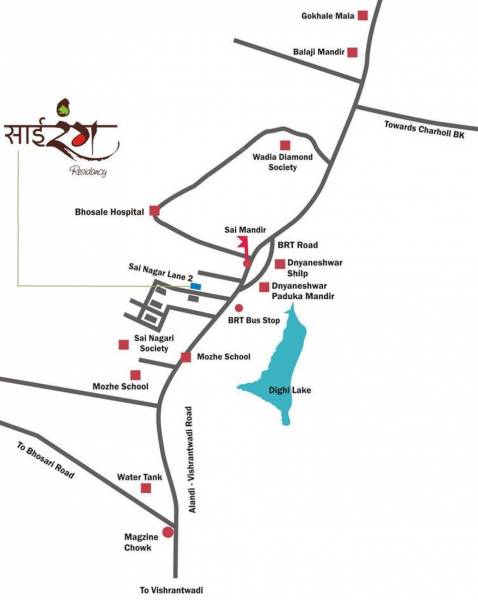 Images for Location Plan of Netra Sairang Residency Images for Location Plan of Netra Sairang Residency