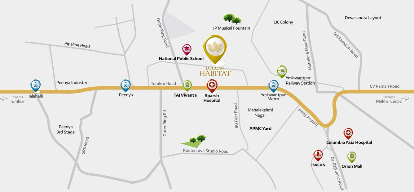 Images for Location Plan of Deccan Habitat