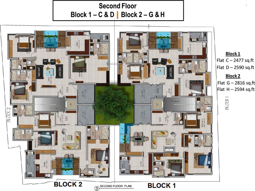 Images for Cluster Plan of Bhoomi Cotton Tree