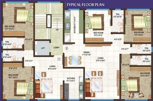 Images for Cluster Plan of Dipti Meghdoot