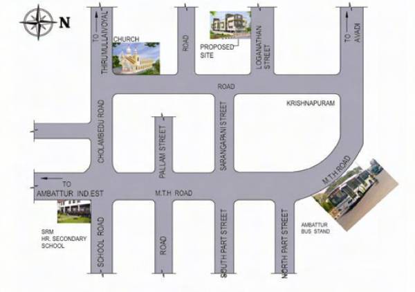 Images for Location Plan of Abinandan Foundations Sweta