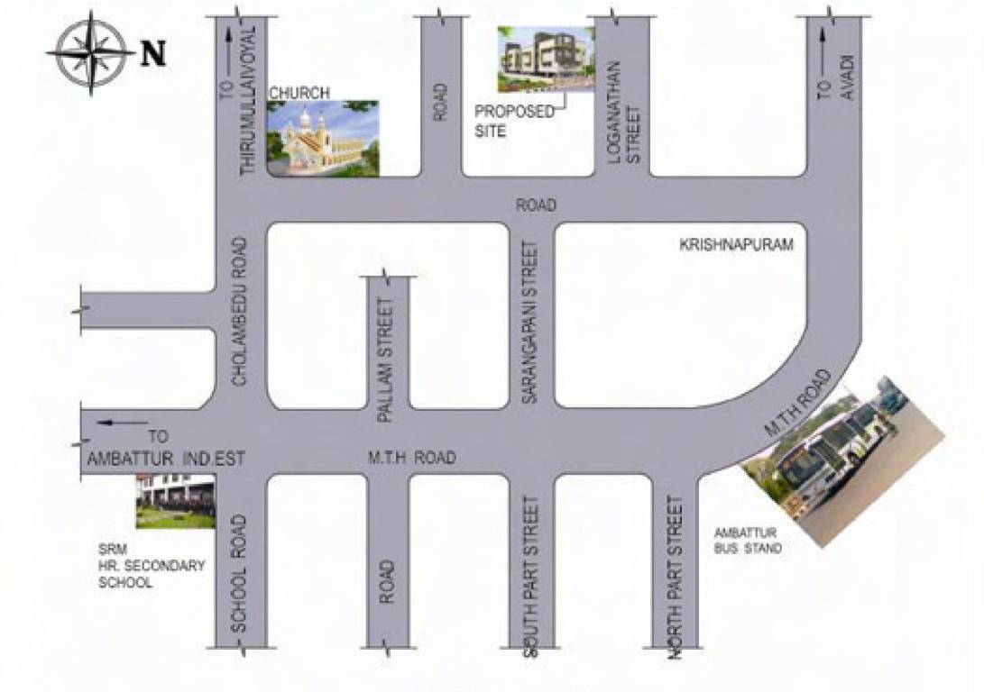 Images for Location Plan of Abinandan Foundations Sweta