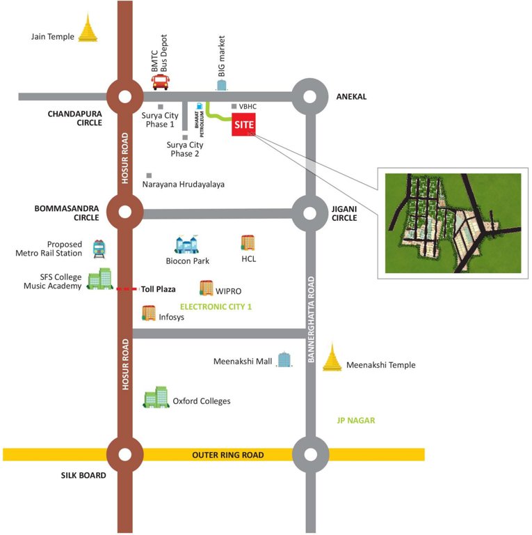 Images for Location Plan of Srinivasa Green Acres Phase 2