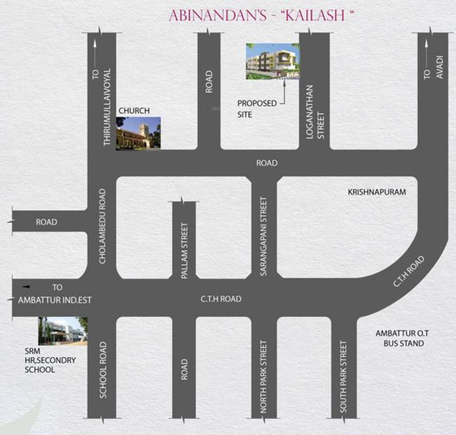 Images for Location Plan of Abinandan Foundations Kailash