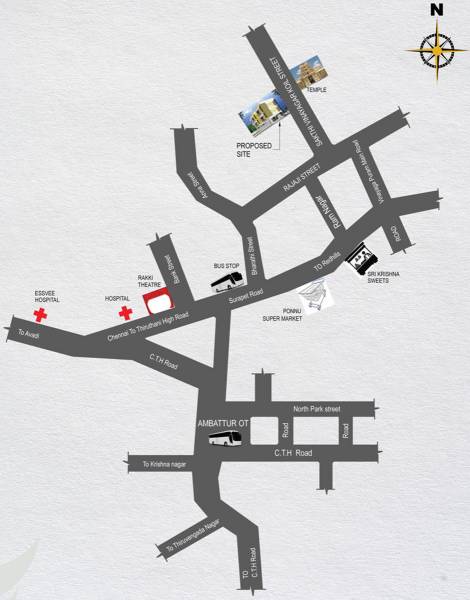 Images for Location Plan of Abinandan Foundations Hamsini