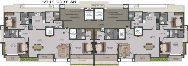 Images for Cluster Plan of Malabar Grand Cedar Images for Cluster Plan of Malabar Grand Cedar