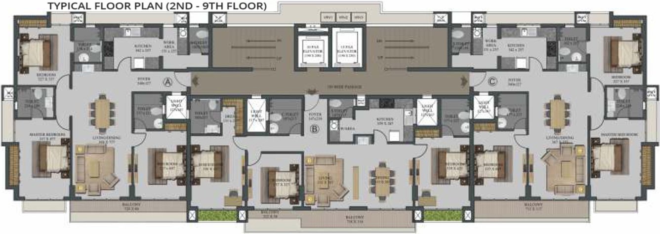 Images for Cluster Plan of Malabar Grand Cedar