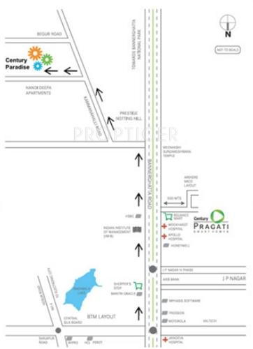  paradise Images for Location Plan of Century Paradise