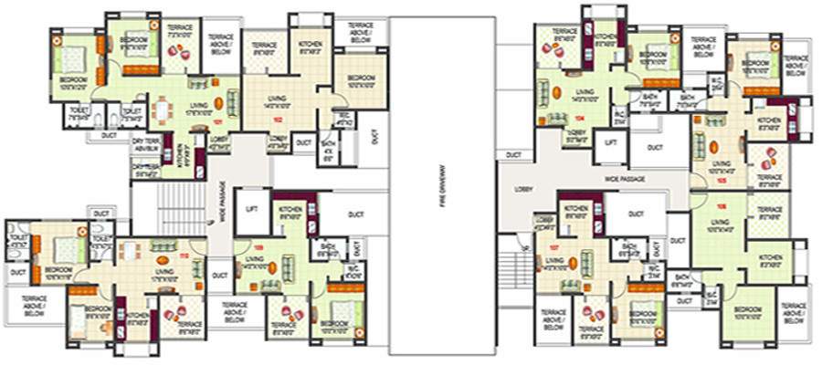  silverland residency phase 1 Images for Cluster Plan of GK Silverland Residency Phase 1