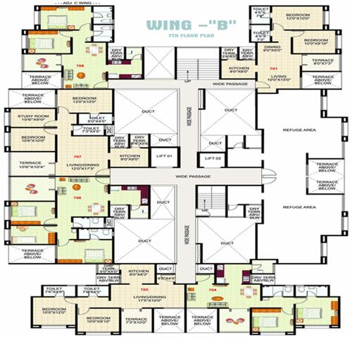  silverland-residency-phase-1 Images for Cluster Plan of GK Silverland Residency Phase 1