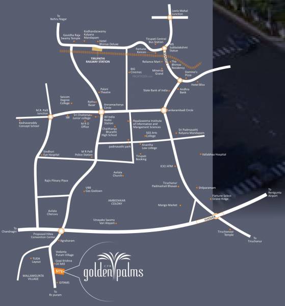 Images for Location Plan of CPR Constructions Golden Palms