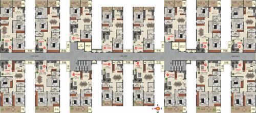Images for Cluster Plan of RNR Fort View Towers