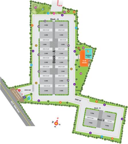 Images for Layout Plan of RNR Fort View Towers