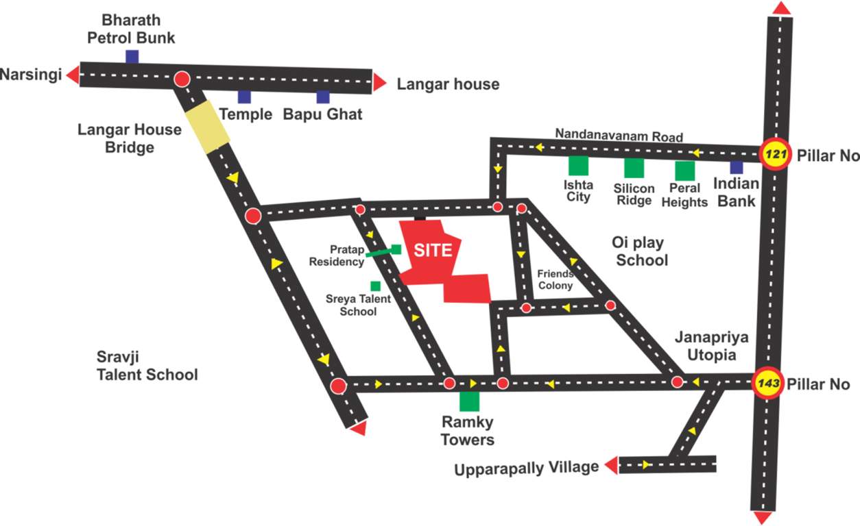 Images for Location Plan of RNR Fort View Towers