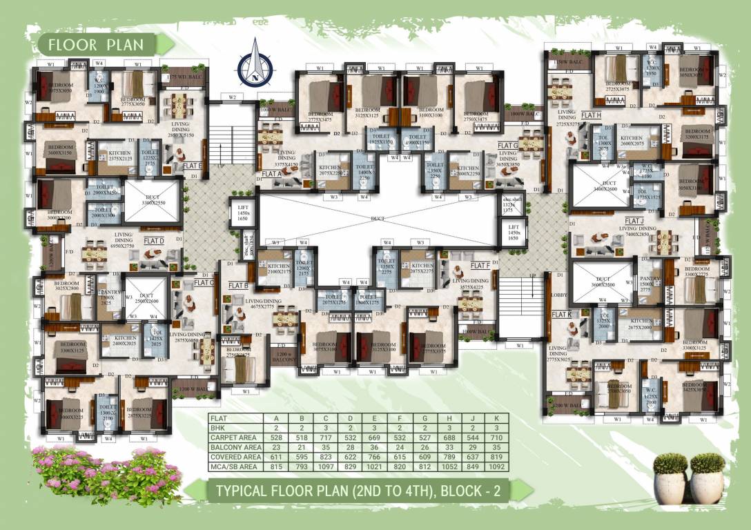  nirmala breeze Block 2 Cluster Plan