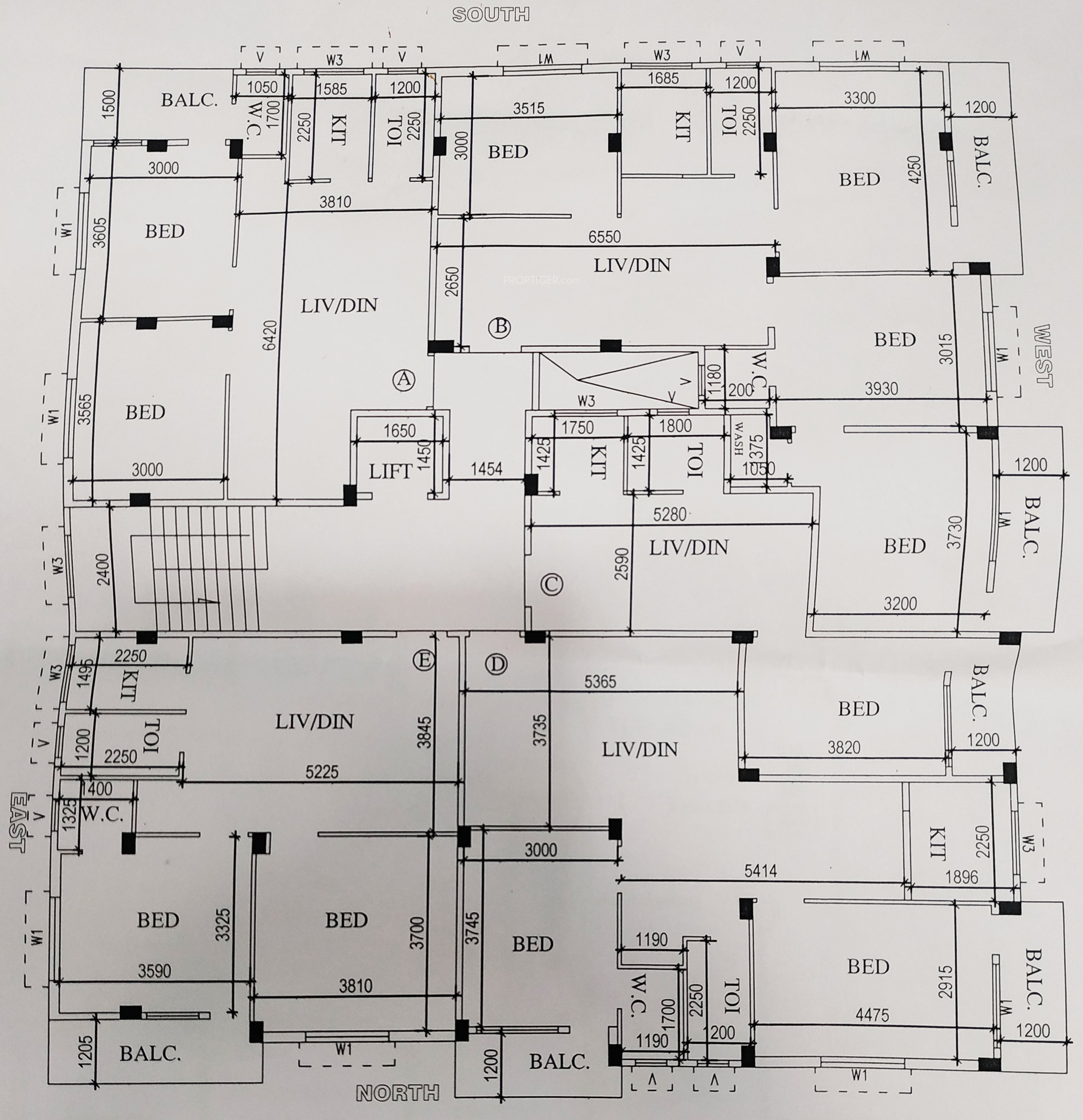 1057 Sq Ft 3 Bhk 2t Apartment For Sale In Apex Realty Kolkata