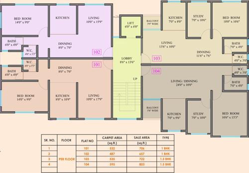 Images for Cluster Plan of DK Varad Heights