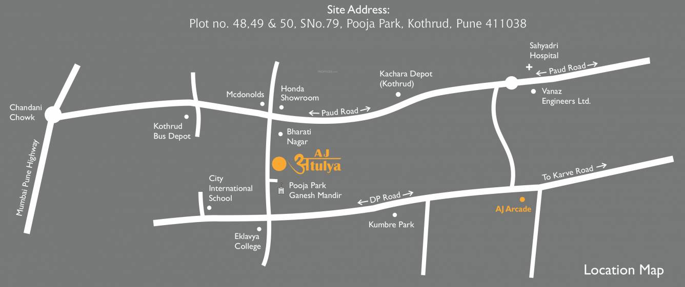 Images for Location Plan of Antarkar And Joshi AJ Atulya