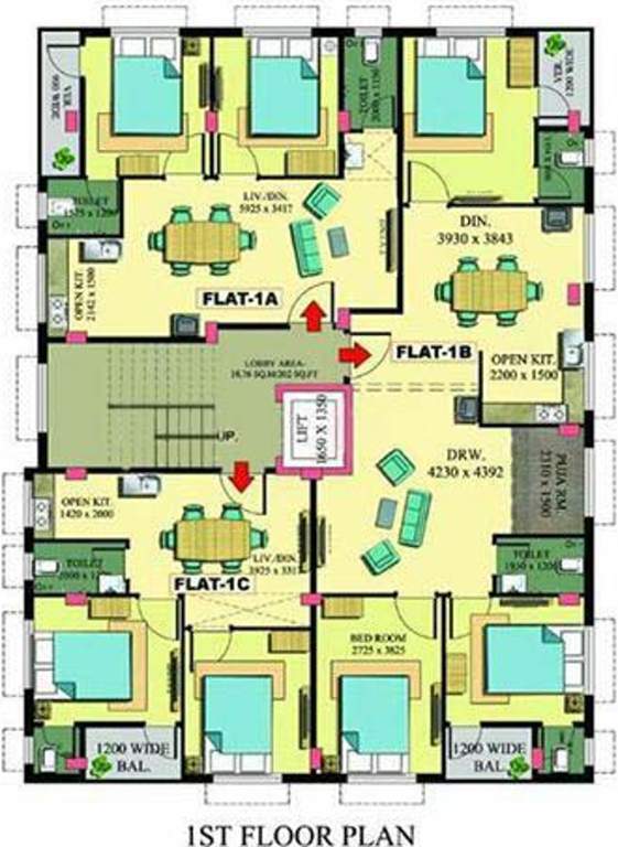 Images for Cluster Plan of MBS Roofs And Greens Royal Residency