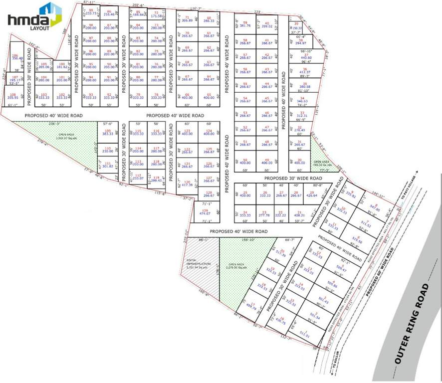 Images for Layout Plan of Subham Samskruthi Township