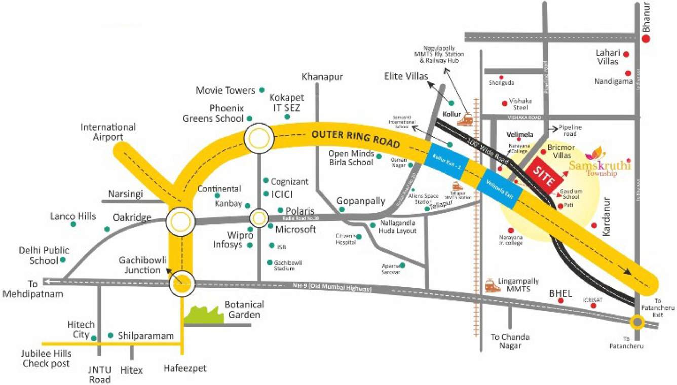 Images for Location Plan of Subham Samskruthi Township